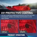 Rear Right Bumper Reflector Fog Light Brake Tail W O Bulb 1 Pc For Volvo Xc60 2014 2015 2016 2017 31353286 Red
