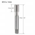 Uxcell Metric Machine Taps M14 X 1mm H2 High Speed Steel 4 Straight Flutes Screw Tapping Threading Machinist Repair Diy Tool