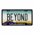 Ipick Image For Gmc Yukon Black Carbon Fiber Texture Abs Plastic 50 States License Plate Frame Is Official Licensed