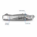 Amerilite Bumper Marker Parking Lights Clear Set Replacement For 96-97 Honda Accord Passenger And Driver Side