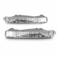 Amerilite Bumper Marker Parking Lights Clear Set Replacement For 96-97 Honda Accord Passenger And Driver Side