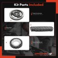 A-premium Engine Timing Chain Kit W Sprocket Fits Ohv 8cyl Compatible With Chevy Gmc Fits Camaro Chevelle Jimmy Biscayne C G K