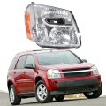 Headlight Assembly Right Side Replacement For Equinox 2005 2006 2007 2008 2009 Chrome Housing Gm2503254 