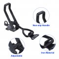 Uxcell 4 Pack Adjustable Toggle Clamp Metal Pull Latch 4003 Style Quick Release For Cabinet Box Trunk Case Black Not Include