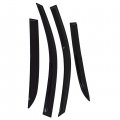 4pcs Side Window Visors Shades Shade Visor Rain Wind Sun Guards Replacement For 2003-2007 Honda Accord Sedan 4-door