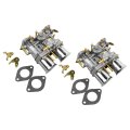 2 Barrel Carburetor 40 Idf Replacement For Weber Solex Dellorto Vw Bug Beetle 40mm Carb With Air Horn 2pcs 