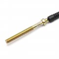 Uxcell Black Motorcycle Motorbike Rear Brake Cable Wire Replacement For Honda Wh125