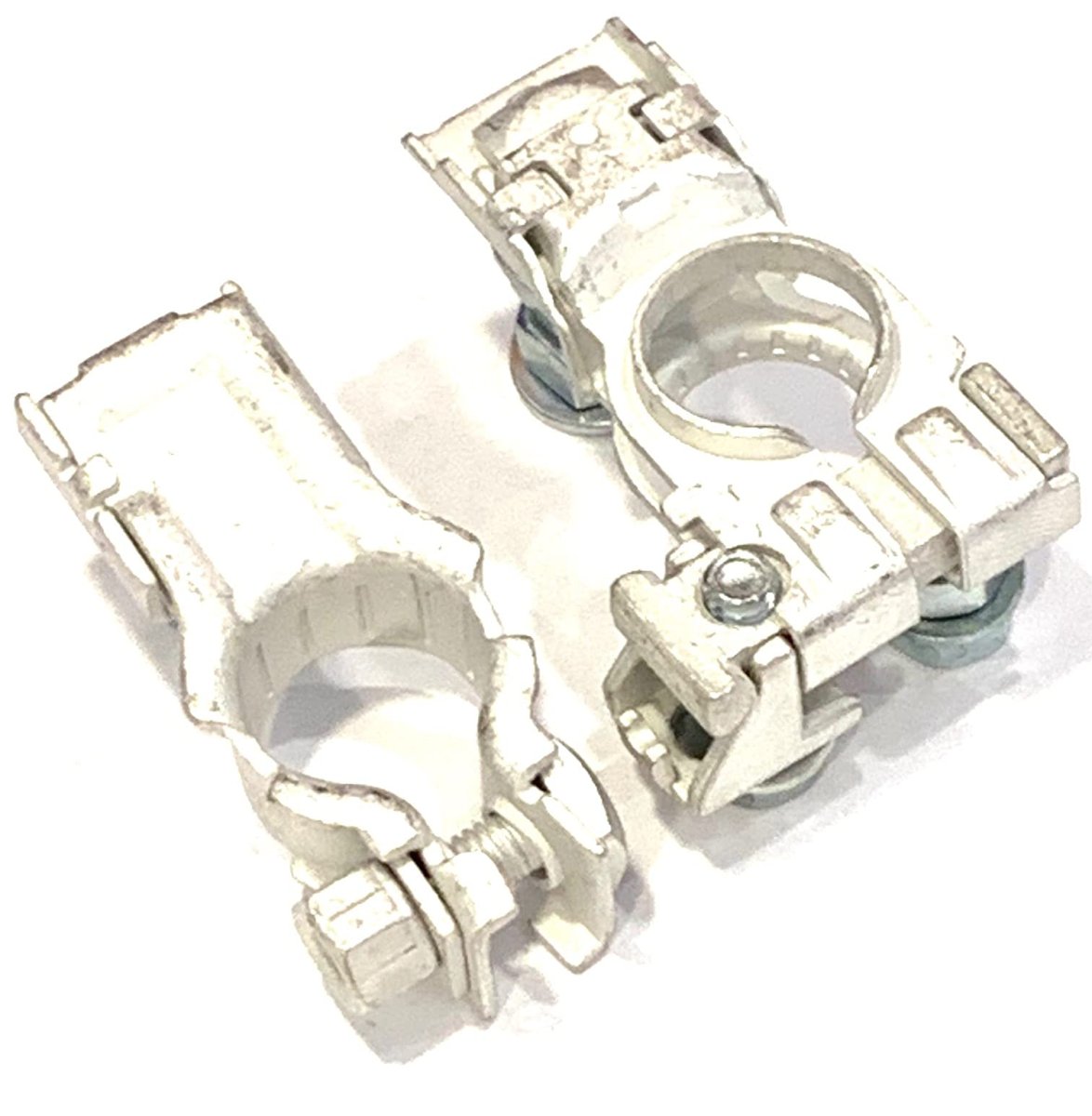 Battery Terminal Set 90982-05058 And 90982-06061 For Camry Avalon Rav4 Positive 18mm Negative 16mm Terminals With M8 Nuts