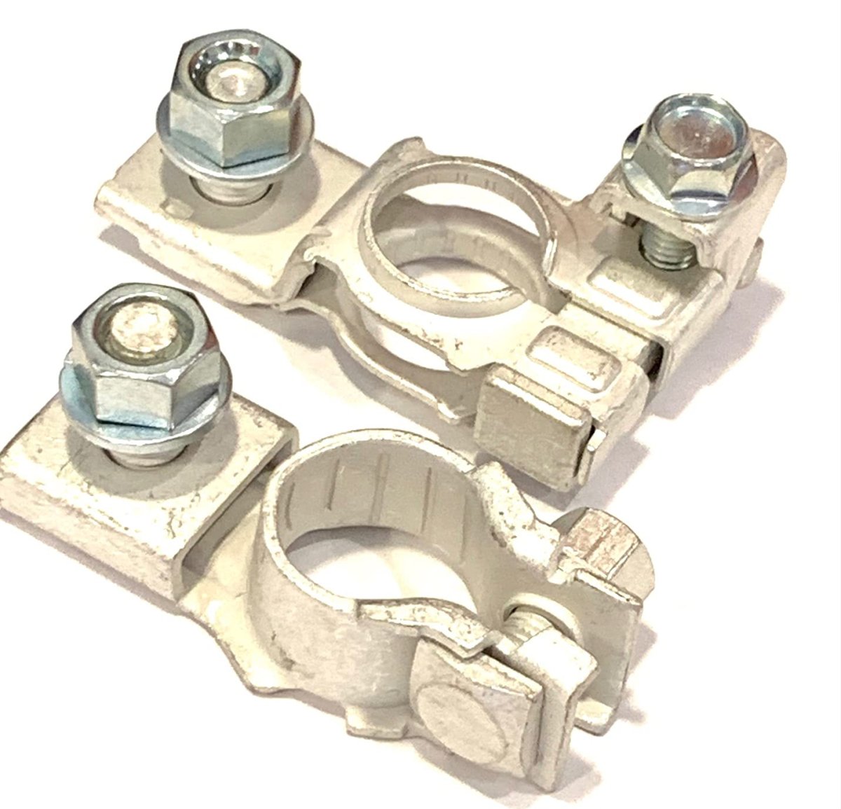 Battery Terminal Set 90982-05058 And 90982-06061 For Camry Avalon Rav4 Positive 18mm Negative 16mm Terminals With M8 Nuts