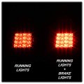 Acanii For 1999-2004 Jeep Grand Cherokee G2 Style Black Led Tail Lights Brake Lamps Set Replacement Driver Passenger