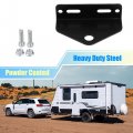 X Autohaux Universal Turn Mower Trailer Hitch 5 Lawn Accessories Carbon Steel Adapter Bracket Mount For Most Towing Lawnmowers