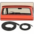 G-plus Rear Glass Small Back Window Weatherstrip Seal With Black Lock Bead Compatible Chevy Bj Bk Bl Truck Fit Gmc Pickup