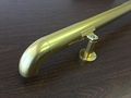 B52 Gold Anodized Ada Handrail Aluminum Wall Return 1 97 