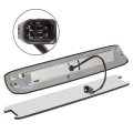Partsam High Mount Stop Light 3rd Third Brake For 1999-2006 Silverado Sierra 1500 2500 Hd 3500 Chrome Housing Smoke Lens Center