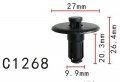 Autobahn88 Radiator Support Sight Shield Push-type Clip Compatible With Gm Cadillac Deville Seville 2000-on Oem 25695687 Pack