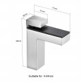Uxcell Glass Shelf Bracket Wall Mount Adjustable Zinc Alloy Brushed Nickel Clamp For 4-24mm Thickness 4pcs