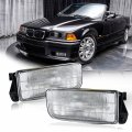 Fog Lights For M3 E36 Bmw 3 Series 318i 318is 318ti 320i 323i 323is 325i 325is 328i 328is 1992-1999 Clear Lens W H1 Bulbs 