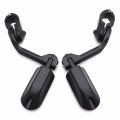 Httmt- Usmt216-112 216-117-bk- Black 5 Long Foot Peg Kit Compatible With 1 25 Engine Guard Goldwing Roadsta