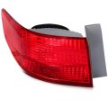 Left Taillight Assembly For Honda Accord Sedan 2003 2004 Red Clear Lens Halogen 33501sdaa01 Ho2801148
