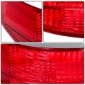 Left Taillight Assembly For Honda Accord Sedan 2003 2004 Red Clear Lens Halogen 33501sdaa01 Ho2801148