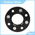 4pcs Wheel Spacers 1 Inch 25mm 4x101 6mm Hub Bore 62mm Replacement For Golf Cart Black