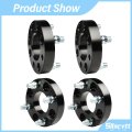 4pcs Wheel Spacers 1 Inch 25mm 4x101 6mm Hub Bore 62mm Replacement For Golf Cart Black