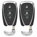 Ocpty 2 Key Fob Shells Case For Chevy Malibu Camaro Cruze Xl8 System 2016-2021