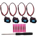 4pcs 2-pin Obd2 Fuel Injector Connector Plug Socket Pigtail For Honda Acura B D K Engines Harness Wiring
