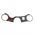 Newsmarts 3d Carbon Fiber Sticker Triple Tree Upper Top Clamp Look Emblem For Suzuki Gsxr1000 2007-2008 Gsxr600 Gsxr750