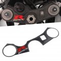 Newsmarts 3d Carbon Fiber Sticker Triple Tree Upper Top Clamp Look Emblem For Suzuki Gsxr1000 2007-2008 Gsxr600 Gsxr750