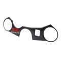 Newsmarts 3d Carbon Fiber Sticker Triple Tree Upper Top Clamp Look Emblem For Suzuki Gsxr1000 2007-2008 Gsxr600 Gsxr750