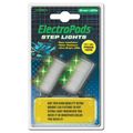 Electropods Green Chrome Motorcycle Rectangular Pod Step Light Led Accessory Lights 