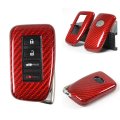 Cuztom Tuning Luxury Red Carbon Fiber Snap On Case For Lexus Keyless Entry Smart Fob 2013 Up Models