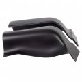 Hecasa Rear Pickup Truck Cab Corner Covers Compatible With 2004-2008 Ford F-150 F150 Crew