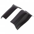 Hecasa Rear Pickup Truck Cab Corner Covers Compatible With 2004-2008 Ford F-150 F150 Crew