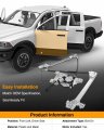 A-premium Power Electric Window Regulator With Motor Compatible Chevrolet Equinox Gmc Terrain 2010-2011 Sport Utility Front