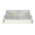Uxcell 6 2 X3 5 X1 8 158mmx90mmx46mm Abs Junction Box Universal Project Enclosure W Pc Transparent Cover