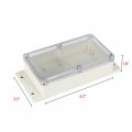 Uxcell 6 2 X3 5 X1 8 158mmx90mmx46mm Abs Junction Box Universal Project Enclosure W Pc Transparent Cover