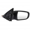Ocpty Passenger Side View Mirror Compatible With 2016-2018 For Toyota Tacoma Textured Manual Folding Heated Abs