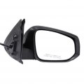 Ocpty Passenger Side View Mirror Compatible With 2016-2018 For Toyota Tacoma Textured Manual Folding Heated Abs