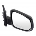 Ocpty Passenger Side View Mirror Compatible With 2016-2018 For Toyota Tacoma Textured Manual Folding Heated Abs