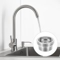 2pcs Faucet Aerator Adapter M18 Male To M22 With Washer 13mm Length 