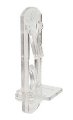 R 7316 Locking Shelf Pegs 4 In For 1 2 Clear Plastic Pack Of 6 