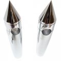 Hongk- 1 Spike Handlebar Risers 6 Compatible With Kawasaki Vulcan 900 Classic Chromed B01bn0g0ng