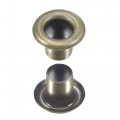 Uxcell Eyelets With Washers 10 X 5 7mm Alloy Through Hole Hollow Rivets Grommets Bronze Tone 100 Set