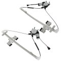 Rear Left Rear Right Side Power Window Regulator Fit For 2005 2006 2007 2008 2009 2010 Dodge Dakota And Motor 741-073 