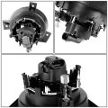 Compatible With Ford Ranger 4pcs Pair Of Smoked Lens Amber Corner Headlights Fog Lights