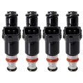 16450-raa-a01 Fuel Injectors 4pcs 8 Holes 2 4l L4 For Honda Accord 2003 2007 Cr-v 2005 2009 Element 2011 Acura Rsx 2006 
