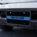 Graphics More Personalized Custom 1 Line Police Thin Blue Novelty Metal Vanity Tag License Plate