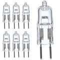 S1986 20 Watt T3 Halogen Bi Pin G4 Lamp 24 Volt 260 Lumens Warm White 2900k 360 Degrees Beam Dimmable Cri 100 Clear 6 Pack 